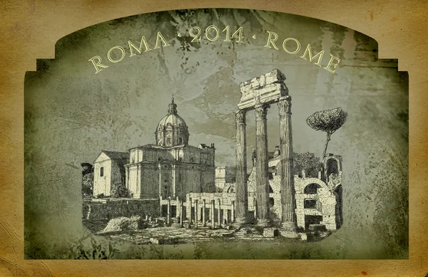 Roma boyut görünüm — Stok fotoğraf