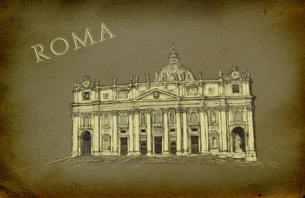 Графика Рима — стоковое фото