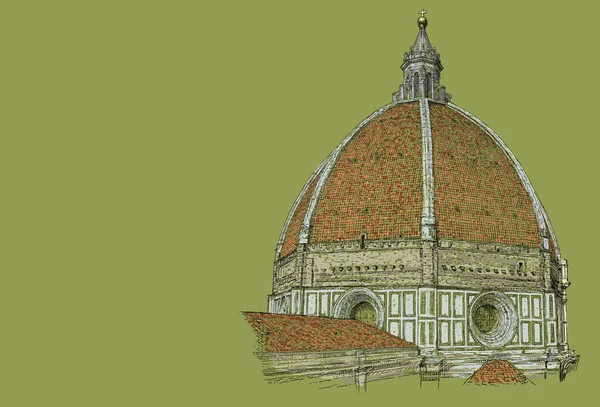 Widok Florencja — Zdjęcie stockowe