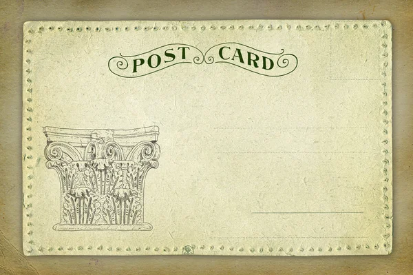 Tarjeta postal antigua — Foto de Stock