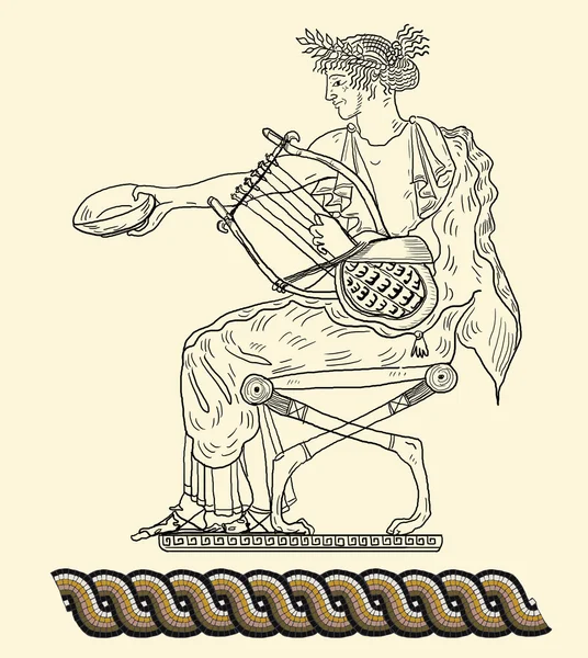 Старая греческая богиня — стоковое фото