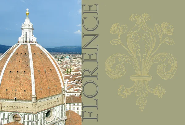 Florence view illustration — Stock Photo, Image