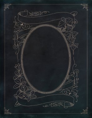 çerçeve çiçek şekil