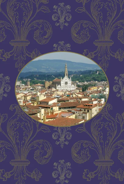 Florence view illustration — Stock Photo, Image