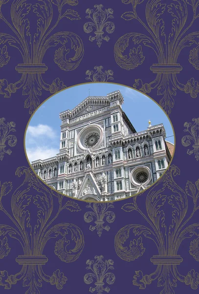 Firenze vista illustrazione — Foto Stock