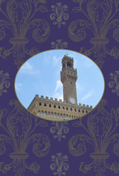 Ilustração vista Florença — Fotografia de Stock