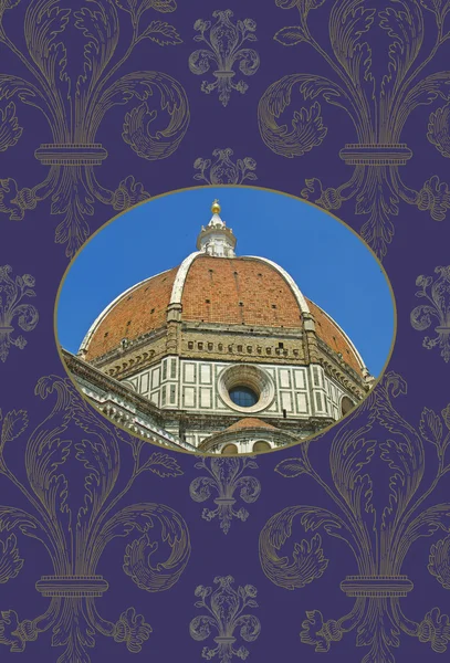 Firenze vista illustrazione — Foto Stock