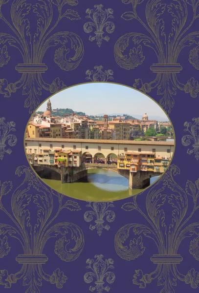 Florence view ilustrace — Stock fotografie