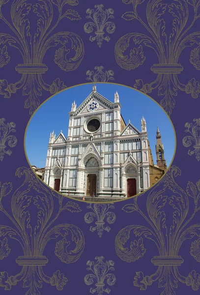 Firenze vista illustrazione — Foto Stock