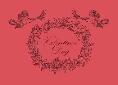 Sevgililer günü kartı.