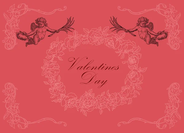 Cartão de Dia dos Namorados — Fotografia de Stock
