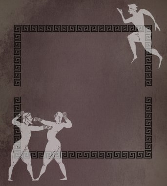 Eski Yunan Tema illüstrasyon