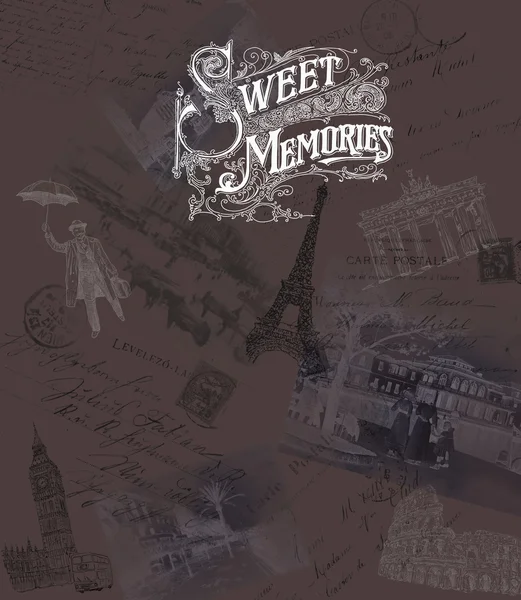 Sweet  memories background — Stock Photo, Image