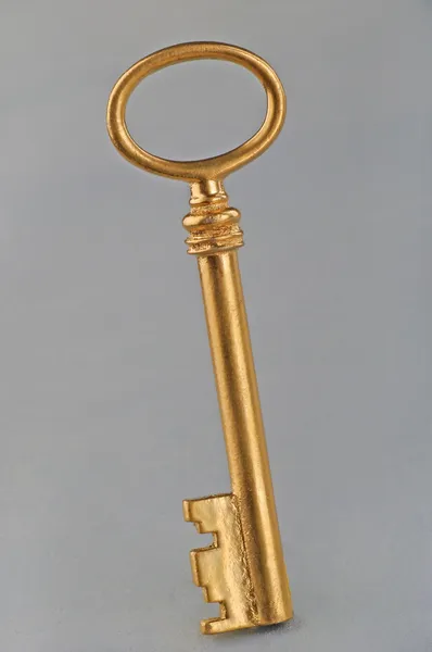 Starožitný Zlatý klíč — Stock fotografie