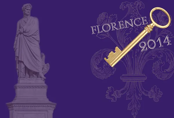 Florence illustration de vue — Photo