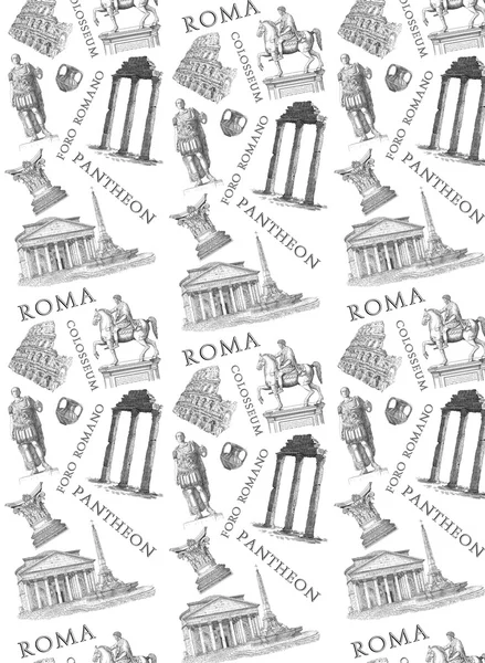 Rome weergave — Stockfoto