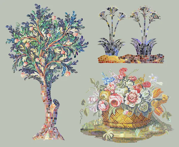 Květinové ilustrace — Stock fotografie