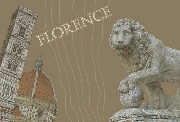 Florence View — Stock fotografie