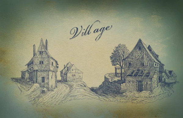 Oude dorp — Stockfoto