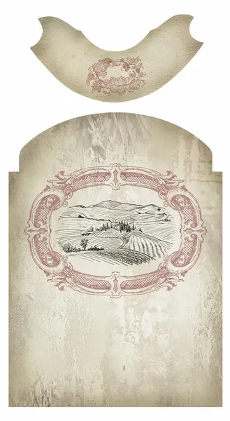 Wine label — Stock Photo, Image