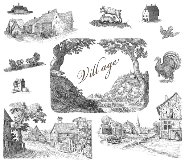 Illustration du village — Photo