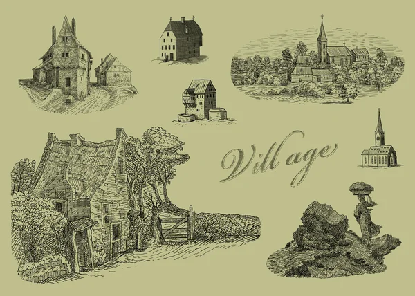 Village illustration