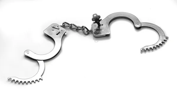 Handcuffs and keys — Stock Photo, Image