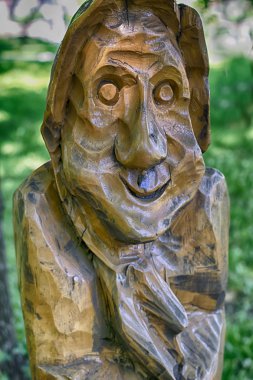 intagliated heykeli ahşap