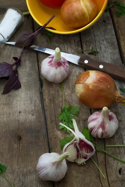 Knoblauch — Stockfoto