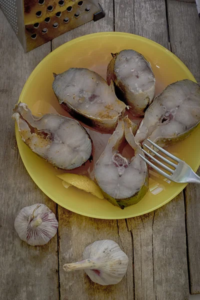 Peixe fresco em conserva — Fotografia de Stock