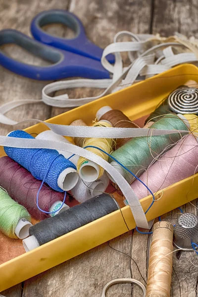 Instrumenten van reparateur kleding — Stockfoto