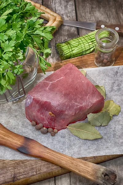 Maso a hovězí maso — Stock fotografie
