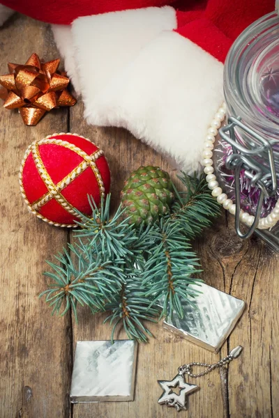 Decoraciones tradicionales de Navidad para las vacaciones de año nuevo — Foto de Stock
