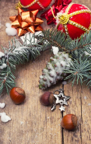 Décorations de Noël traditionnelles pour les fêtes de fin d'année — Photo