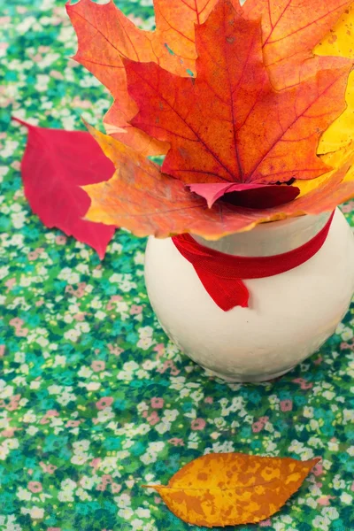 Gele Herfstblad — Stockfoto