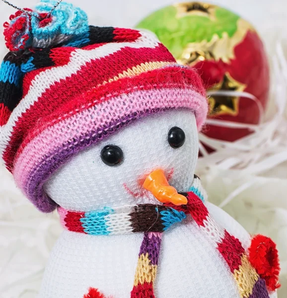 Glad snowmans — Stockfoto