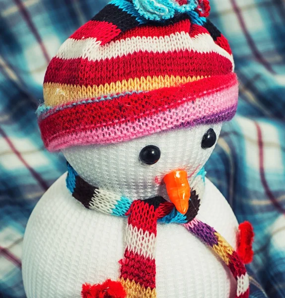 Glad snowmans — Stockfoto