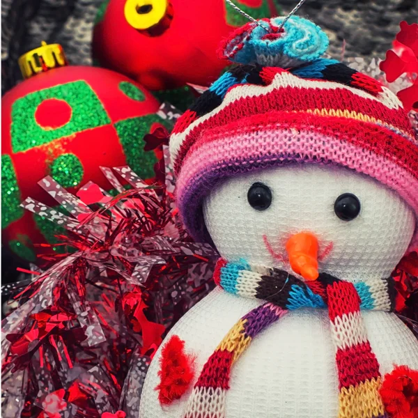 Mutlu snowmans — Stok fotoğraf