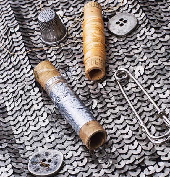 Working tool of seamstress — Stock Photo, Image