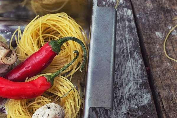 Home delicious pasta — Stock Photo, Image