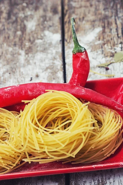 Pastas de tagliatelle —  Fotos de Stock