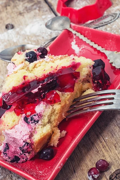 Homemade fruit cake — Stock Photo, Image