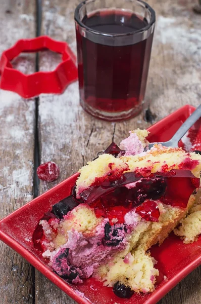 Homemade fruit cake — Stock Photo, Image