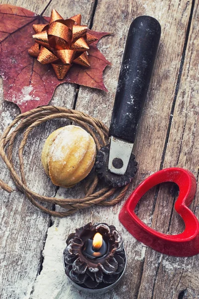 Delizioso dessert di farina fatta in casa — Foto Stock