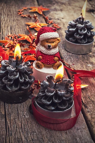 Natal decorado e presentes — Fotografia de Stock