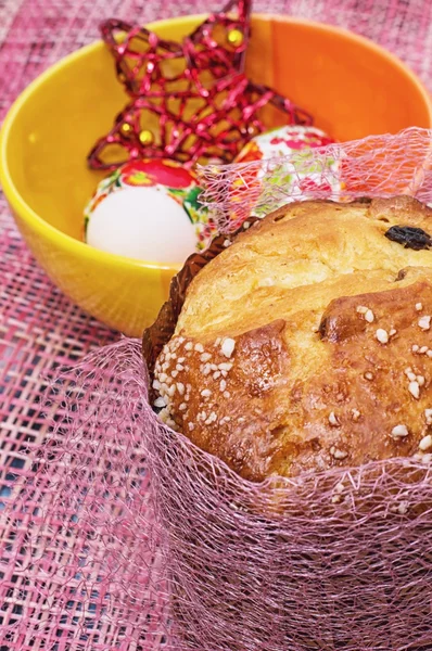 Kue buatan sendiri Paskah dari adonan — Stok Foto