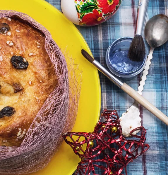 Paskalya ev yapımı kek — Stok fotoğraf