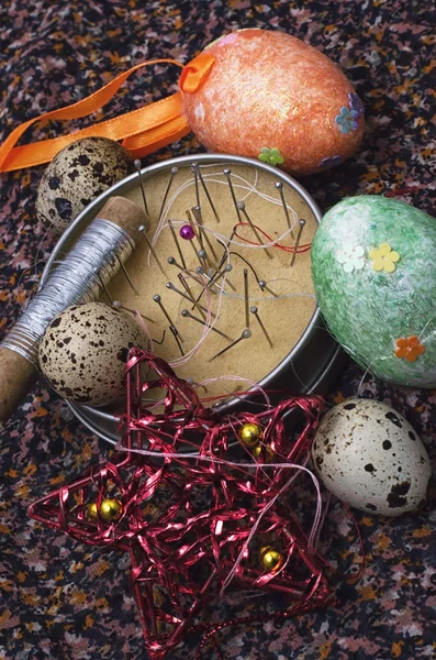 Preparazione di decorazioni di Pasqua — Zdjęcie stockowe