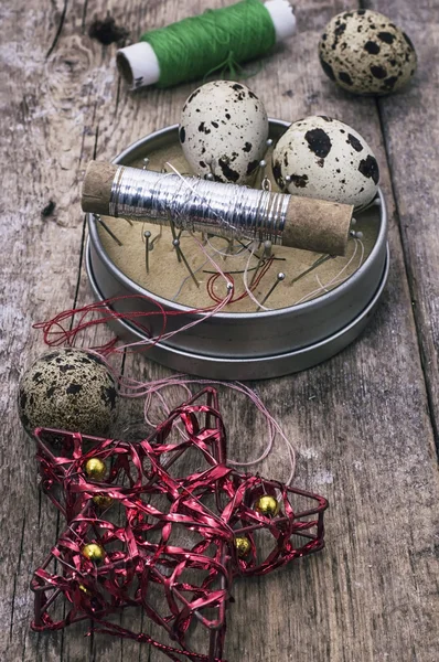 Preparação Decorações de Páscoa — Fotografia de Stock