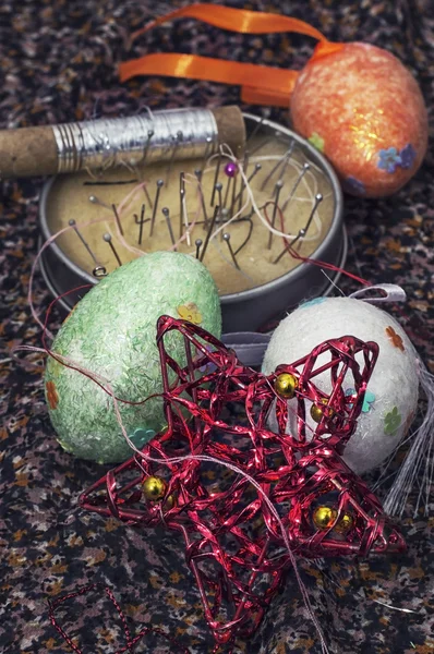 Preparation Easter decorations — Stock Photo, Image